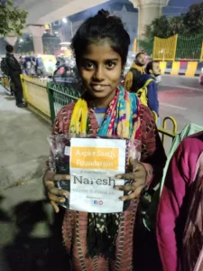 distribution of winter essential for kids in delhi by best ngo of delhi