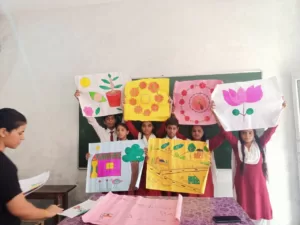 art competation orgainsed by aapke saath foundation in school in delhi