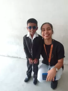 food distribution in orphanage in delhi by aapke saath foundation