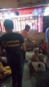 food distribution in bareeily at izzat nagar bareilly by aapke saath foundation ngo