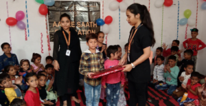 diwali food distribution in the poor slum kids and orphanages