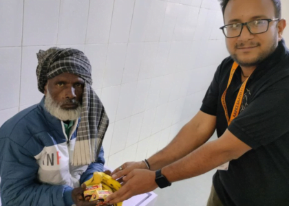 food distribution camapign in bareilly by aapke saath foundation