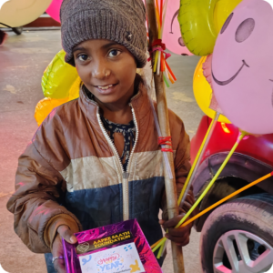 donating food to the needy