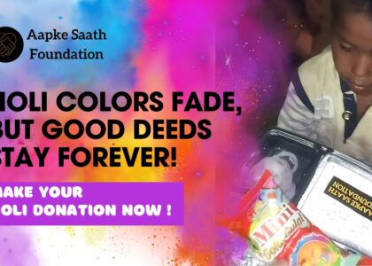 Holi Donation Poster