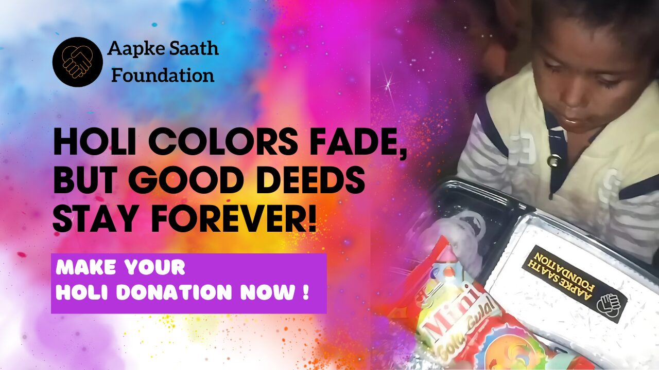 Holi Donation Poster