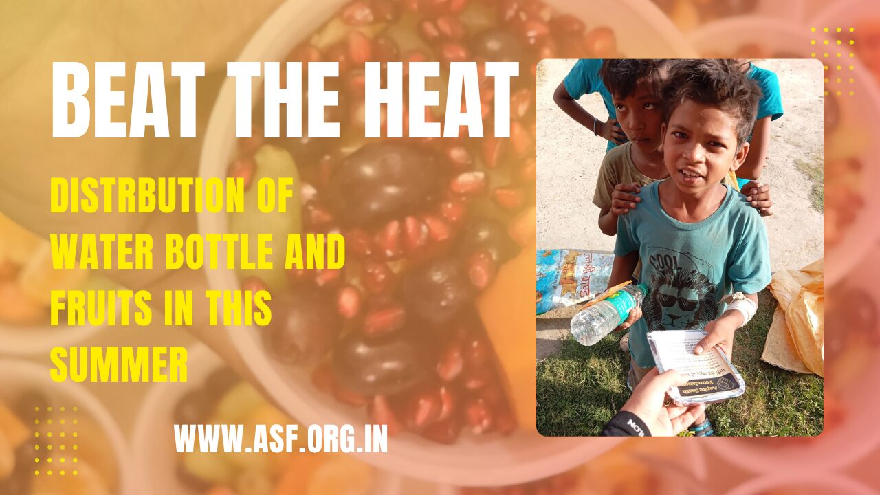 food and water donation in summer for poor