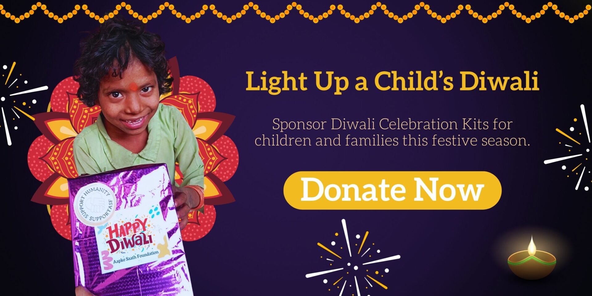 diwali donation drive in india